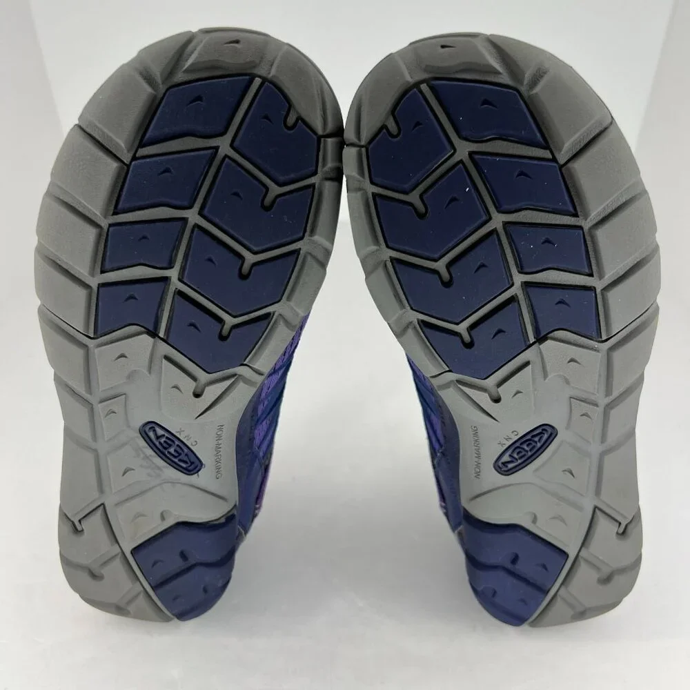 Keen Boys CD-C 011119 Blue Purple Lace Up Round Toe Low Size 5Y Athletic Shoes